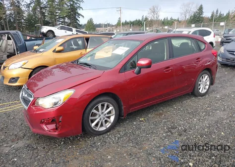 2013 Subaru Impreza 2.0I Premium from USA, damaged, VIN JF1GPAC68DH206647